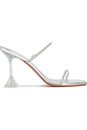 Amina Muaddi Sandalias Gilda Heeled con tacón de 95 mm