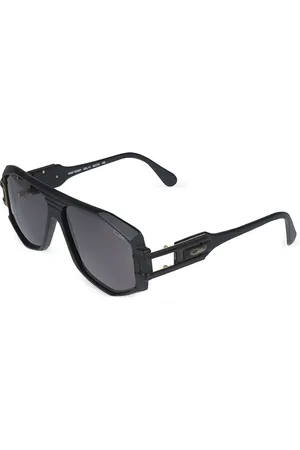 Cazal Gafas de sol estilo aviador con montura angular