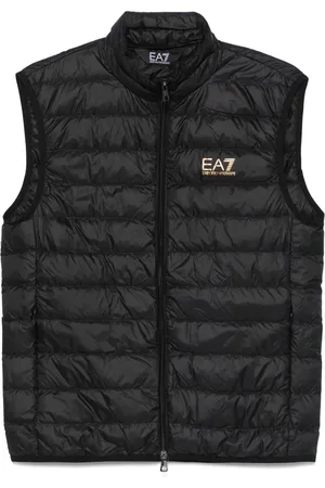 EA7 Chaleco acolchado con logo estampado
