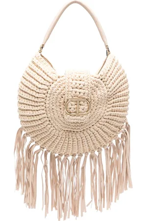 Twin-Set Bolso shopper con placa del logo