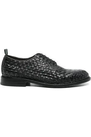 Green george Zapatos derby con diseño entretejido