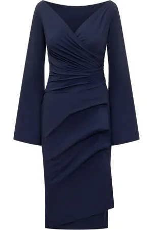 CHIARA BONI Vestido midi drapeado