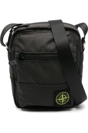 Stone Island Bolso messenger con parche Compass