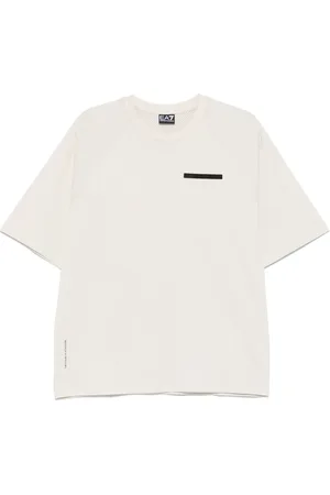 EA7 Camiseta de tejido jersey de algodón