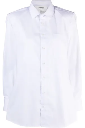BETTTER Camisa de popelina con abertura