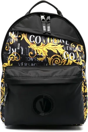 VERSACE Mochila con cremallera y motivo barroco