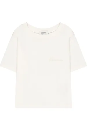 LANEUS Camiseta con logo bordado