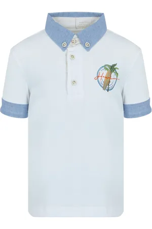 Lapin House Polo con logo bordado