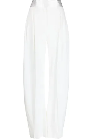 The Attico Pantalones ajustados de seda