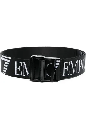 EA7 Cinturón con hebilla y logo estampado