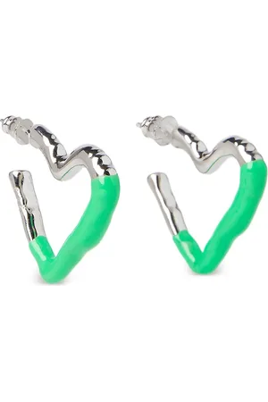 Rick Owens Pendientes con diseño de corazón