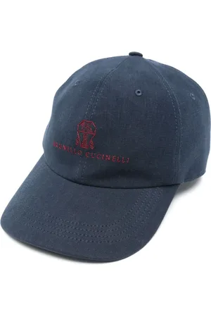 Brunello Cucinelli Gorra con logo bordado