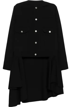 Comme des Garçons Chaqueta con efecto envejecido