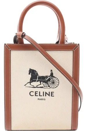 Céline Bolso de mano Vertical Cabas Triomphe mini 2000