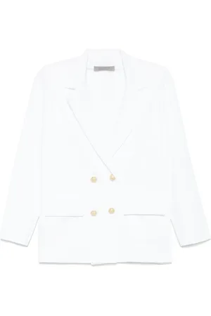 D.EXTERIOR Blazer con doble botonadura