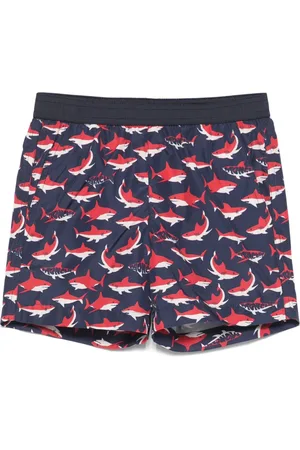 Moncler Bañador con tiburón estampado