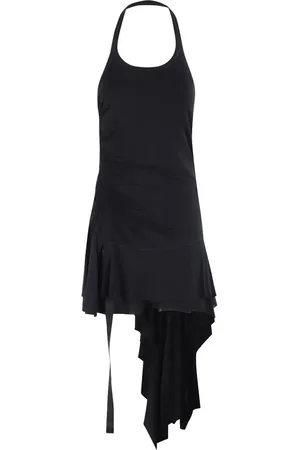 Helmut Lang Vestido corto asimétrico