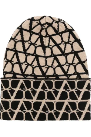 VALENTINO GARAVANI Gorro con logo en intarsia