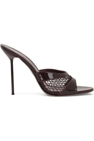 PARIS TEXAS Mules Lidia con tacón de 105 mm