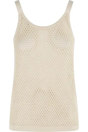 Helmut Lang Camiseta de tirantes de algodón