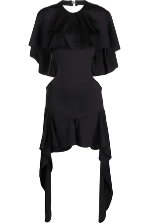 The Attico Vestido Airi corto con efecto de capa