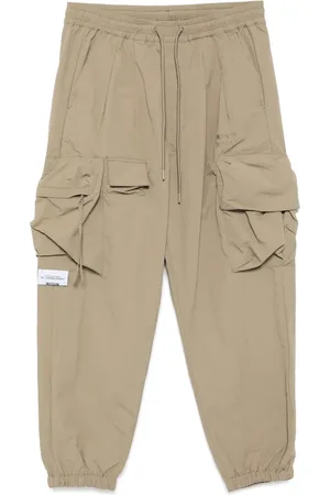 Musium Div. Pantalones cargo con logo bordado