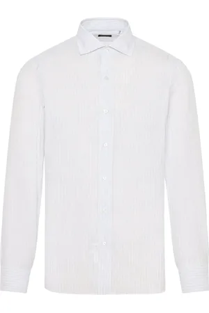 Finamore Camisa de popelina