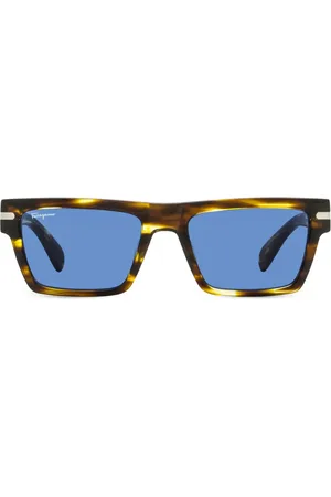 Salvatore Ferragamo Gafas de sol con montura rectangular