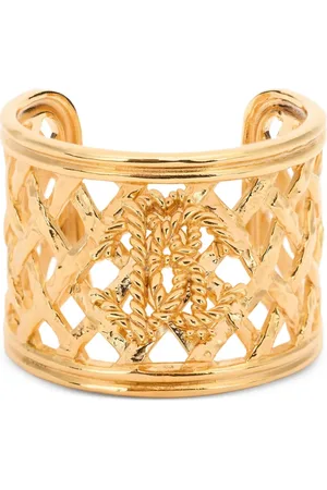 Roberto Cavalli Brazalete con placa del logo