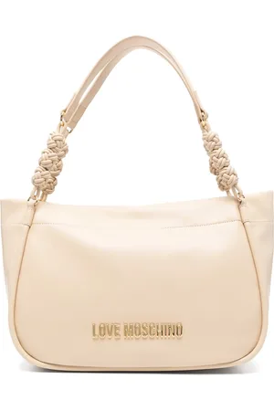 Moschino Bolso de hombro con logo en relieve