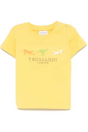 Trussardi Camiseta con logo bordado