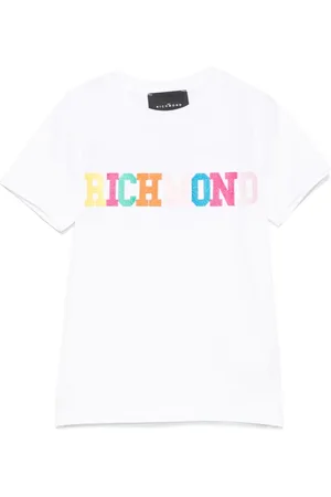 John Richmond Camiseta con logo bordado