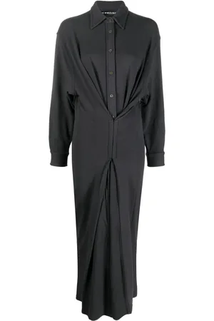 Y / PROJECT Vestido camisero midi