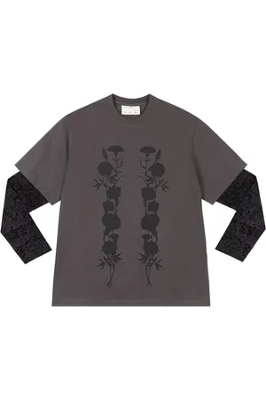 SONG FOR THE MUTE Camiseta "Black" con doble capa