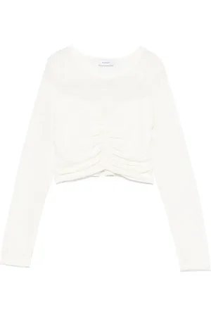 Pinko Top con panel de tul