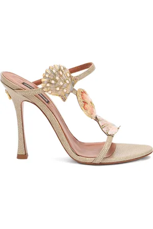 Roberto Cavalli Sandalias con tacón alto y apliques