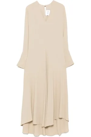 NUDE Vestido midi de crepé
