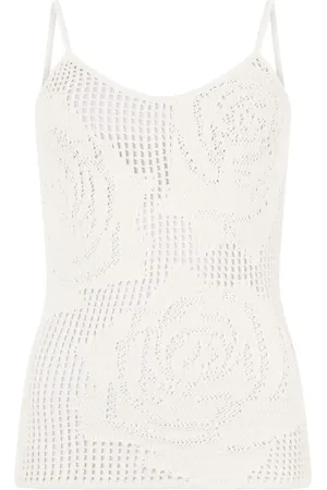 Roberto Cavalli Top Rose con aberturas