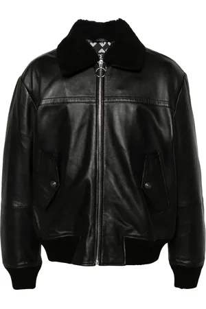 VERSACE Chaqueta con cremallera oculta