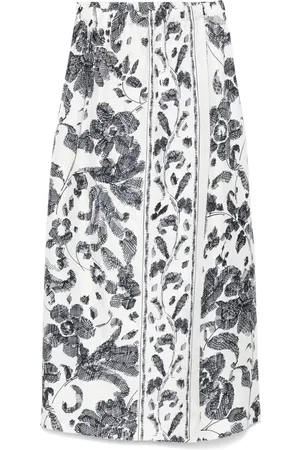 Faliero Sarti Falda con estampado gráfico
