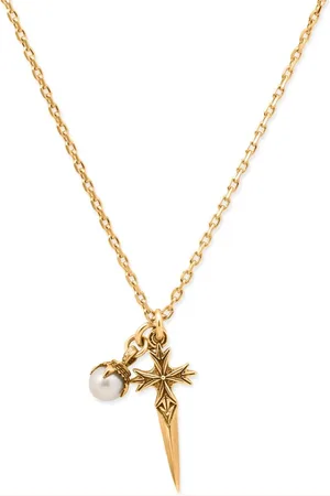 EMANUELE BICOCCHI Collar Pugnale+Pearl