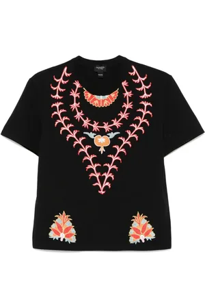 Giambattista Valli Camiseta con motivo bordado