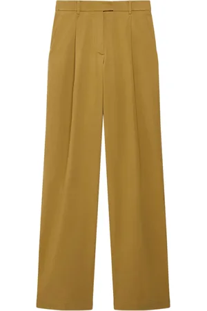 Another Tomorrow Pantalones con detalles de pinzas