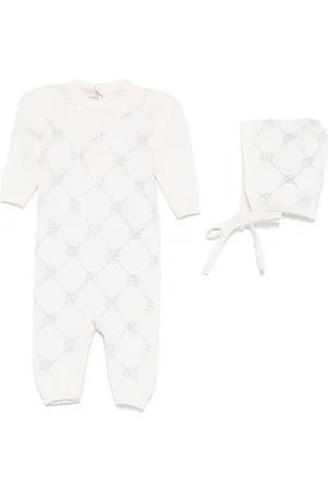 MISS BLUMARINE Pelele con logo de cristal