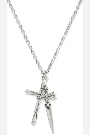 EMANUELE BICOCCHI Collar Pugnale+Cross grande