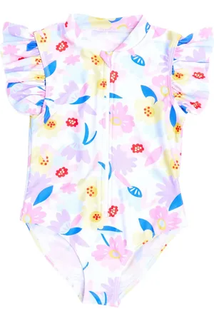 SOLISWIM KIDS Bañador con estampado floral