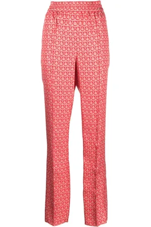 Salvatore Ferragamo Pantalones de talle alto