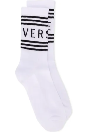 VERSACE Calcetines con logo estampado