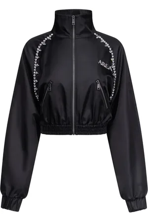 AREA Chaqueta de chándal con apliques de cristal