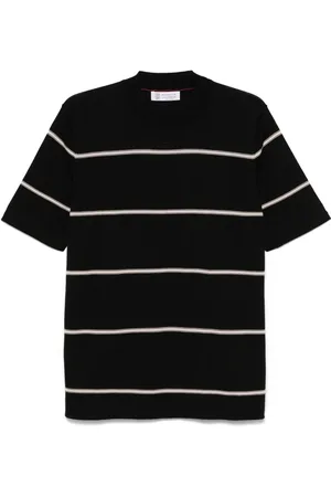Brunello Cucinelli Camiseta a rayas